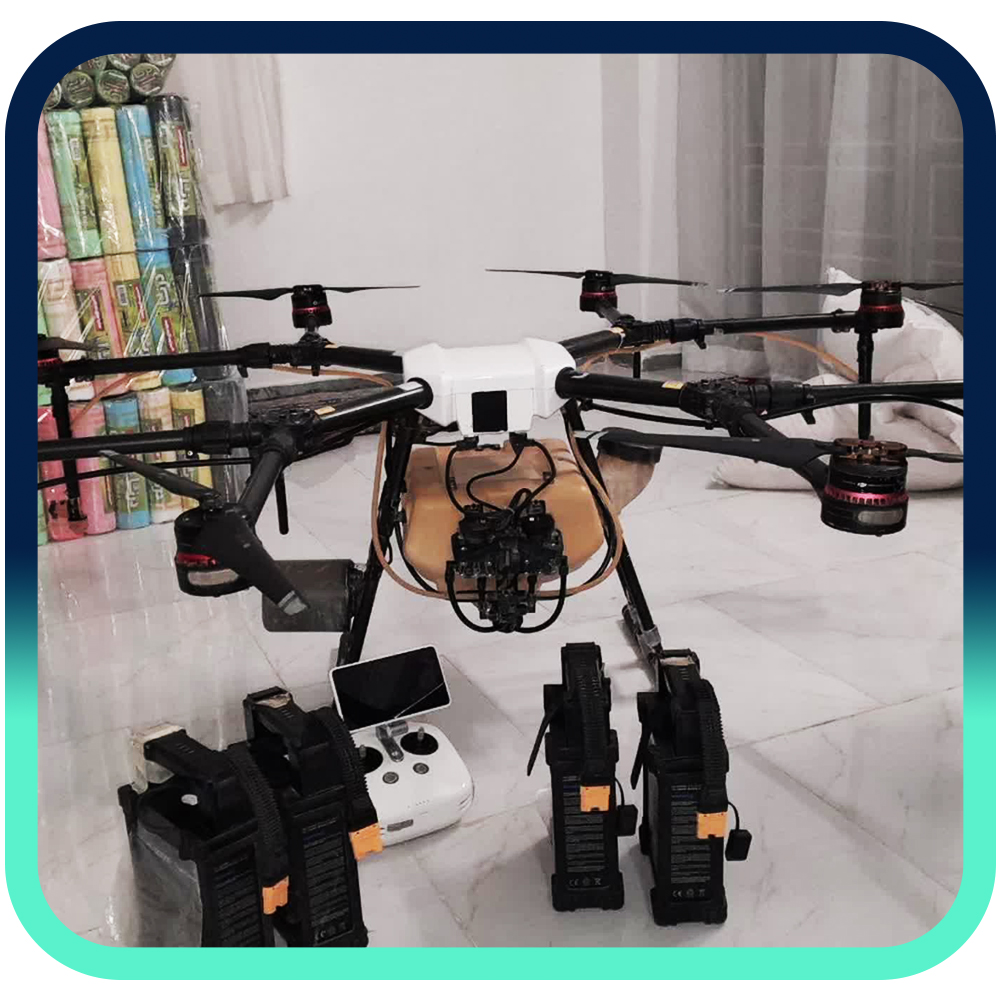پهپاد سمپاش DJI-MG1P کارکرده